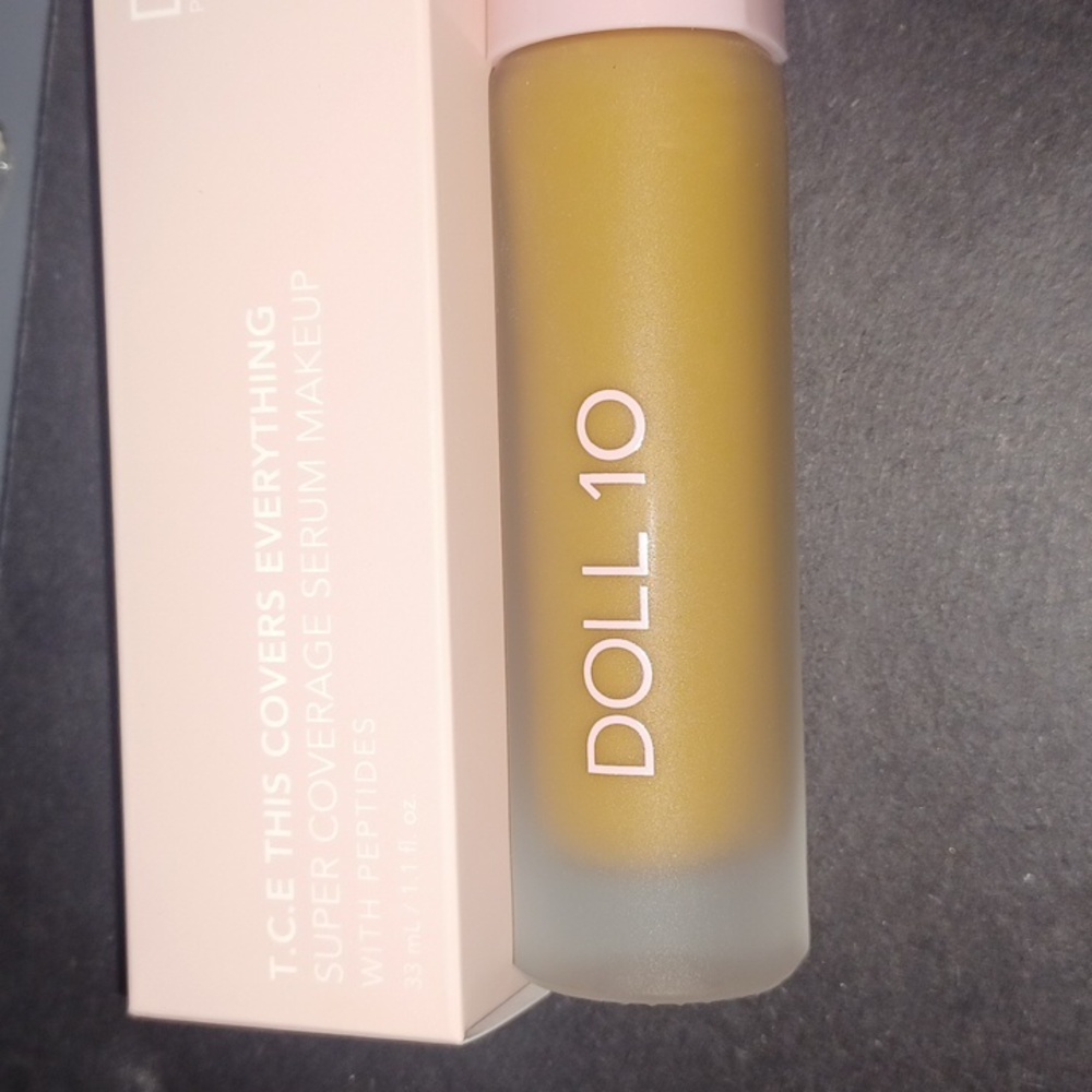 DOLL 10 T.C.E. Make Up In DEEP W/DOLL 10 Liq FOUNDATION BRUSH(DISCOUNT SHIPPING) - Picture 7 of 9